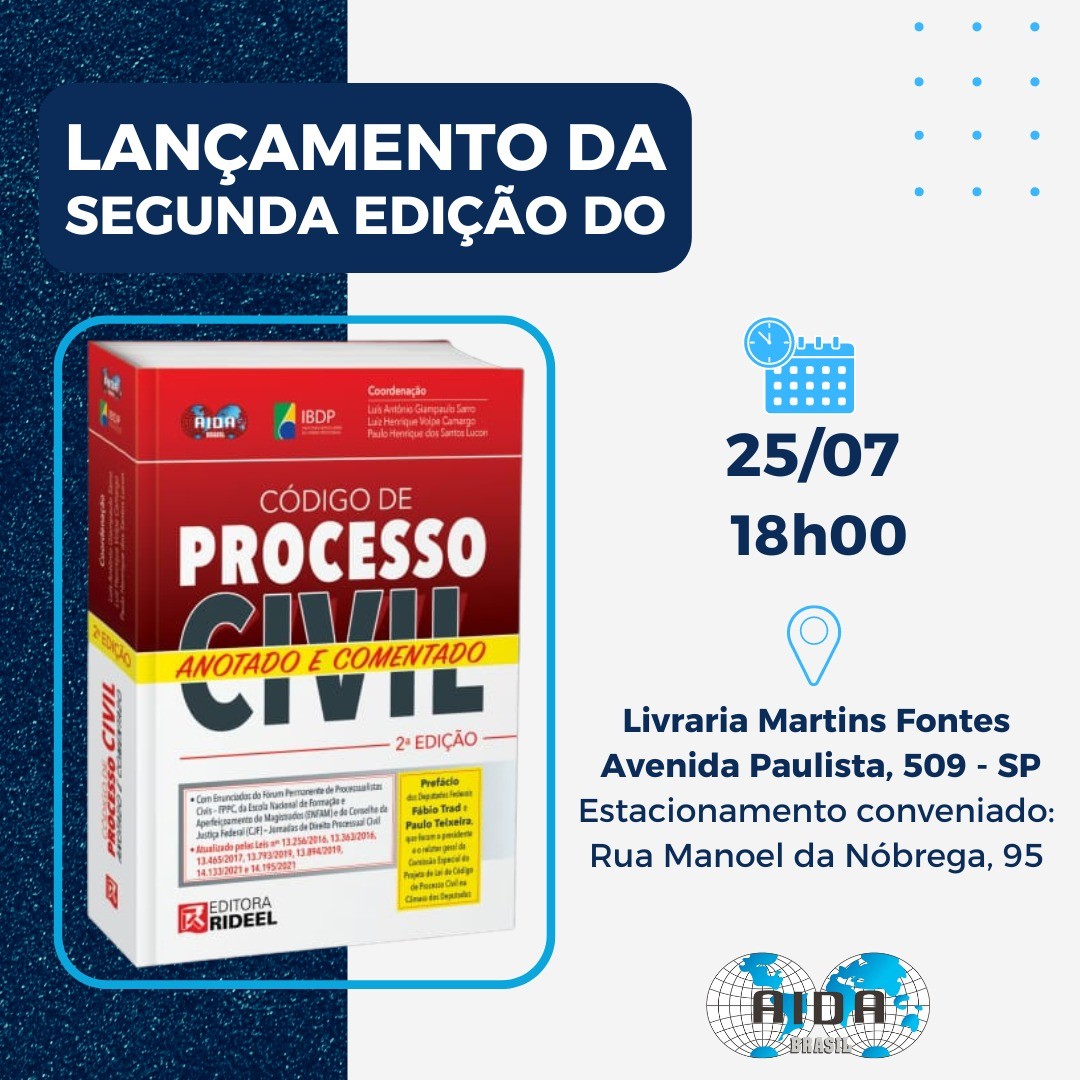 No momento, você está visualizando Lançamento – Código de Processo Civil Anotado e Comentado